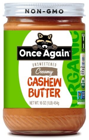 Organic Cashew Butter (Roasted, Smooth)